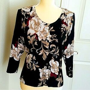 WHITE BLACK HOUSE MARKET BLACK,CREAM SIZE L